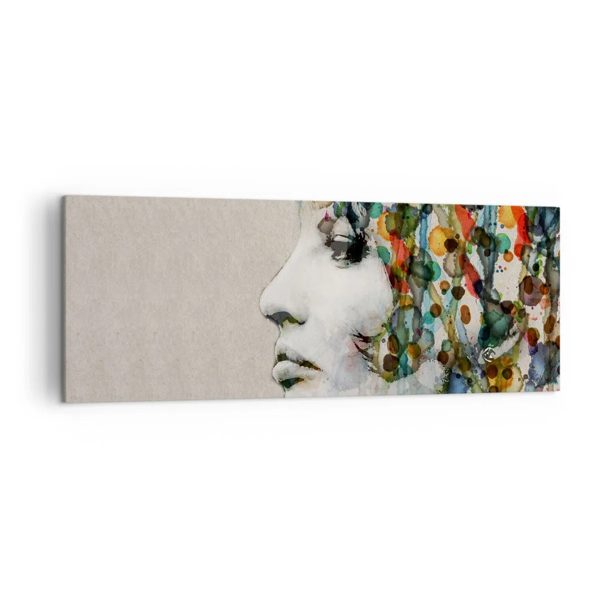Tablou pe pânză - A ieșit din cenușiu - 140x50 cm