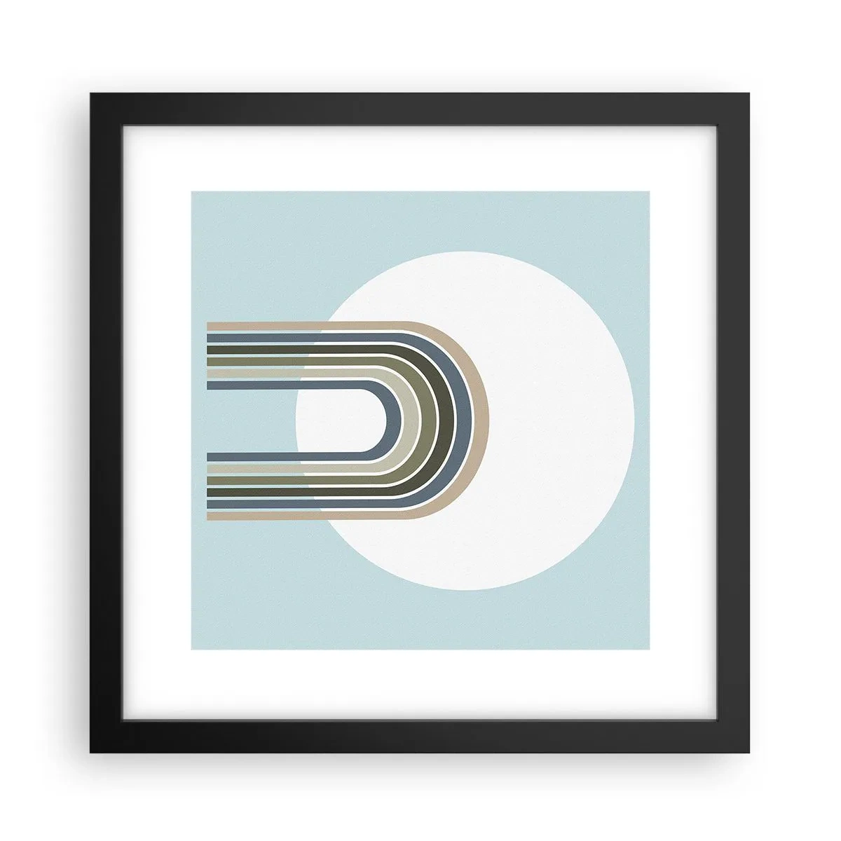 Poster în ramă neagră - Atracție irezistibilă - 30x30 cm