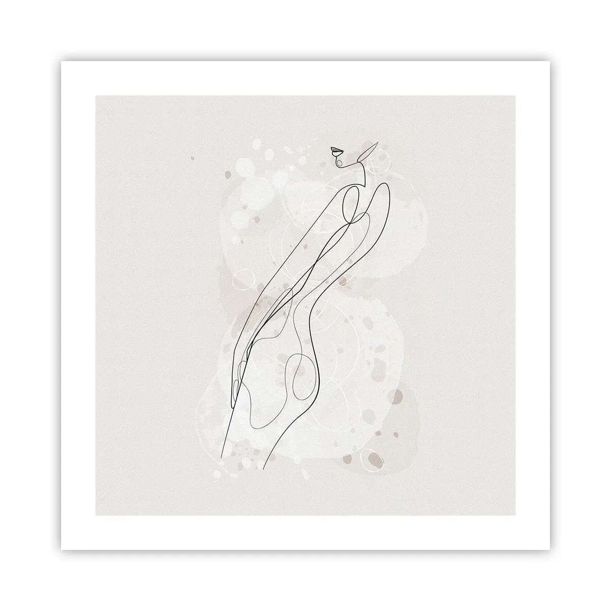 Poster - Să rătăcești cu privirea - 50x50 cm