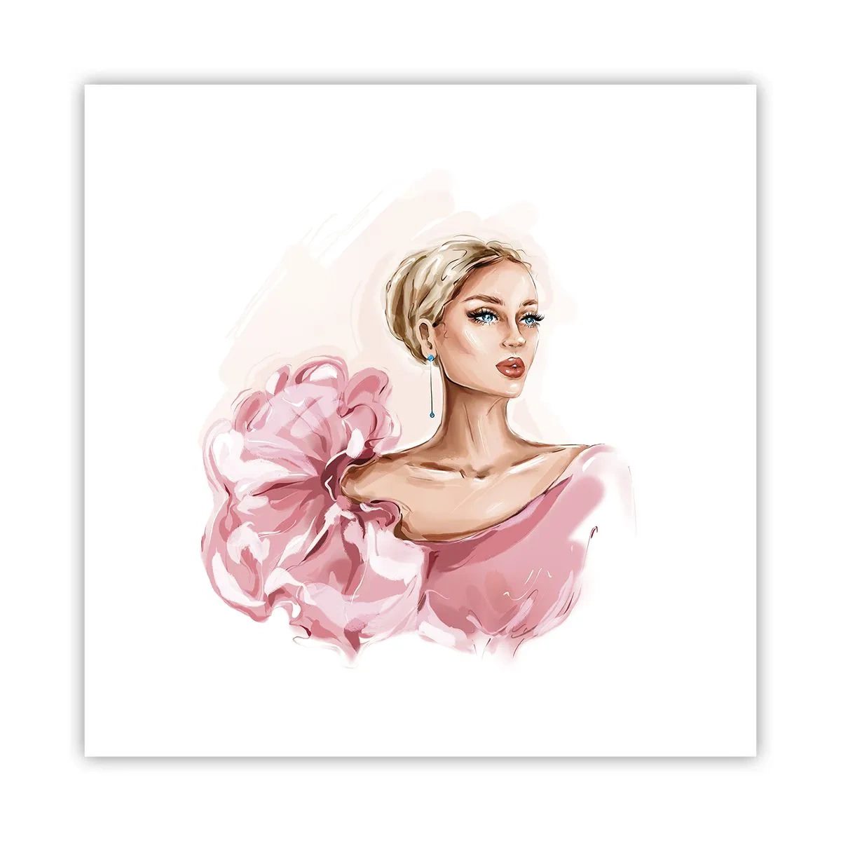 Poster - Așa cum a fost pictată... - 40x40 cm