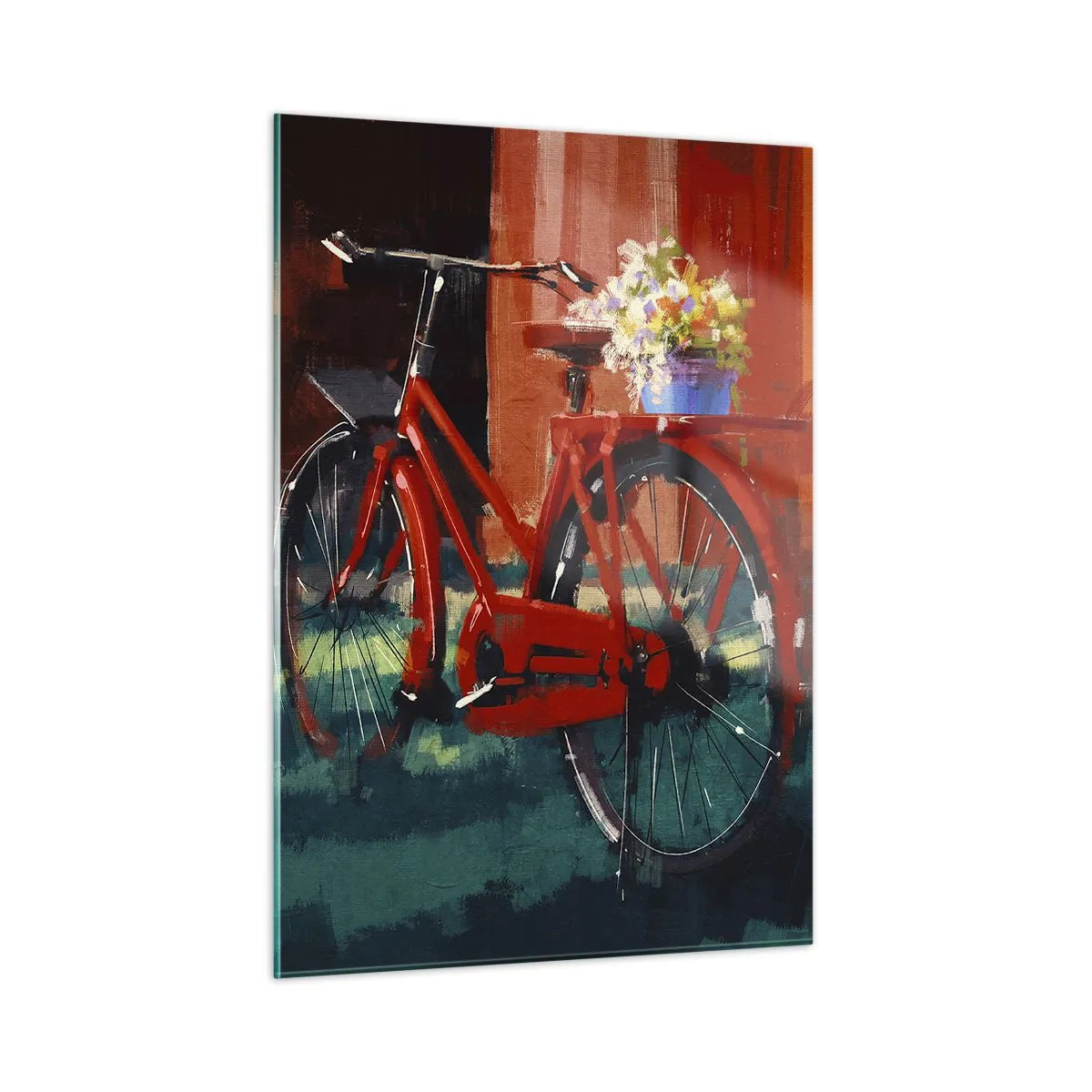 Tablou pe sticlă - I want to ride my bicycle - 50x70 cm