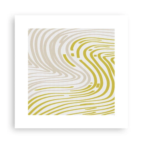 Poster - Compoziție cu cambrare ușoară - 30x30 cm