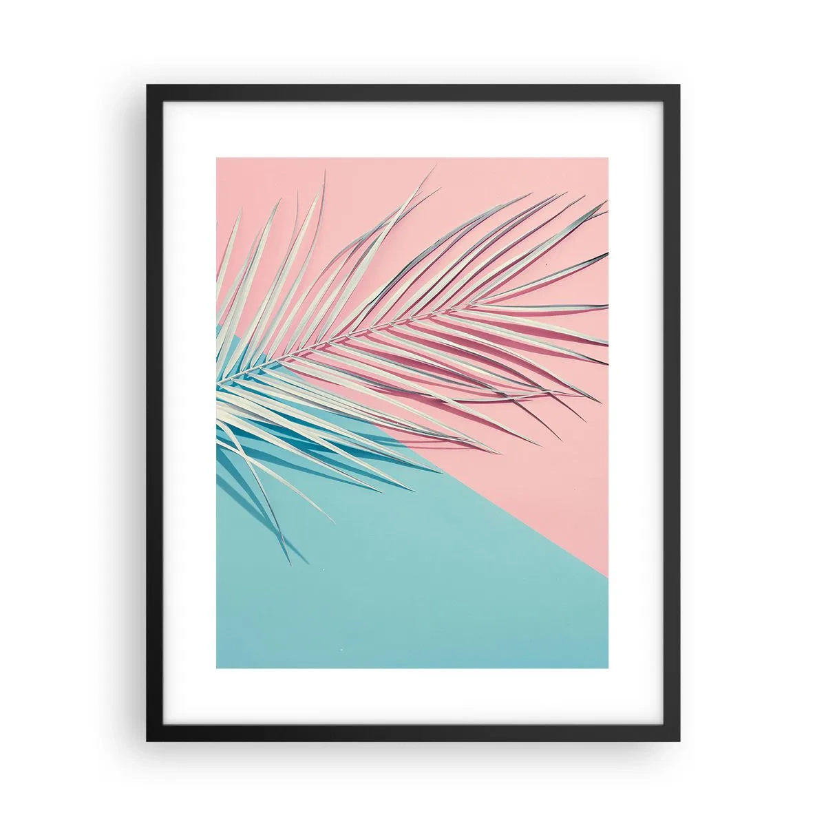Poster în ramă neagră - Impresie tropicală - 40x50 cm