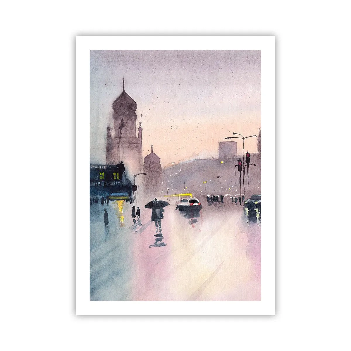 Poster - Într-o ceață ploioasă - 50x70 cm