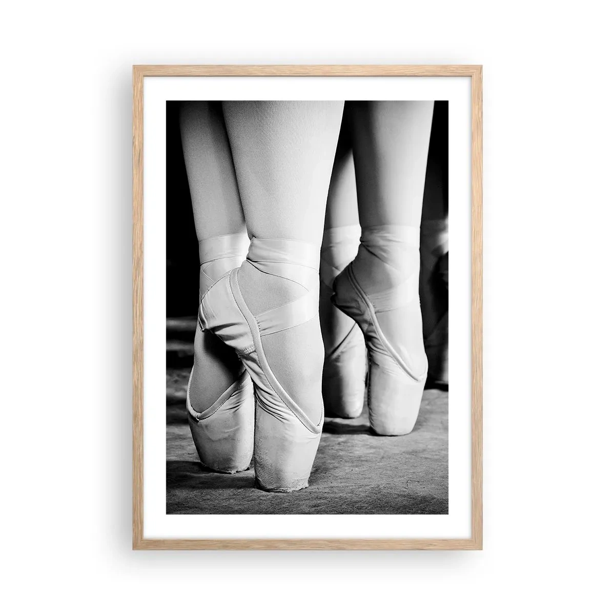 Poster în ramă de stejar deschis - Împreună, elegant - 50x70 cm