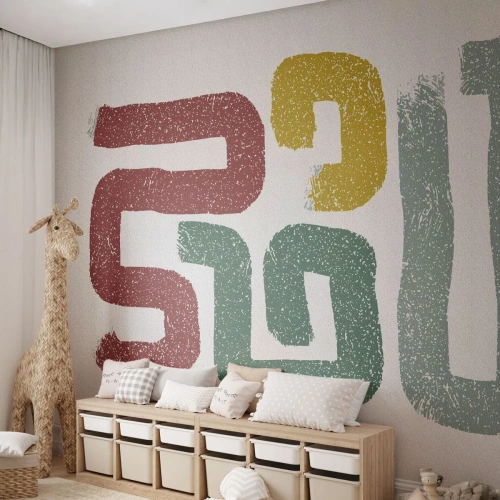 Tapet Premium Sand - Într-o limbă necunoscută - Bucată, Minimalism, Se rostogolesc - 100x70 cm