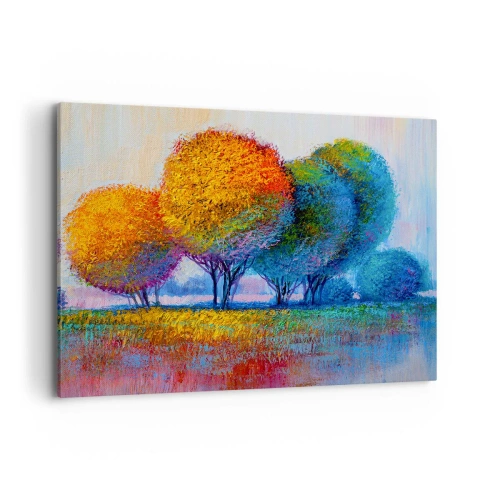 Tablou pe pânză - Coroanele culorilor - 100x70 cm