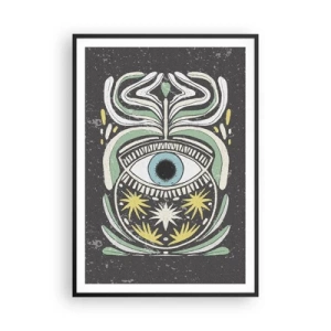 Poster în ramă neagră - Ritualuri tribale - 70x100 cm