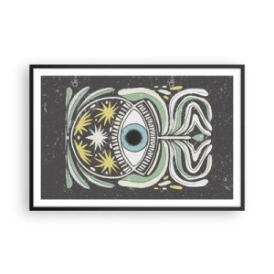 Poster în ramă neagră - Ritualuri tribale - 91x61 cm