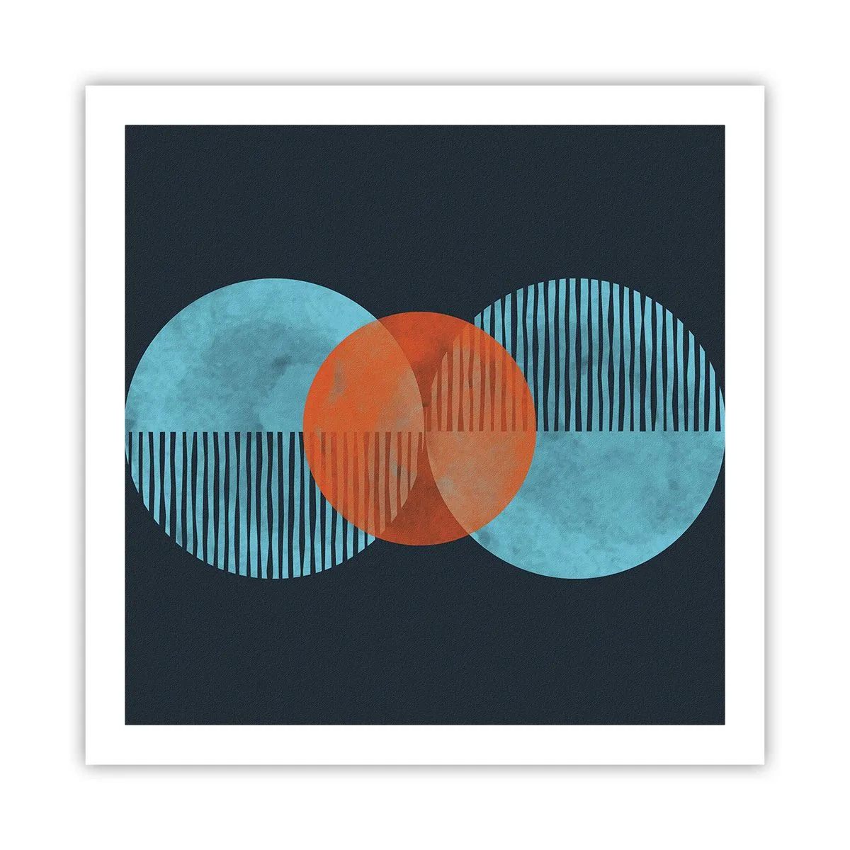 Poster - Compoziție simetrică - 60x60 cm