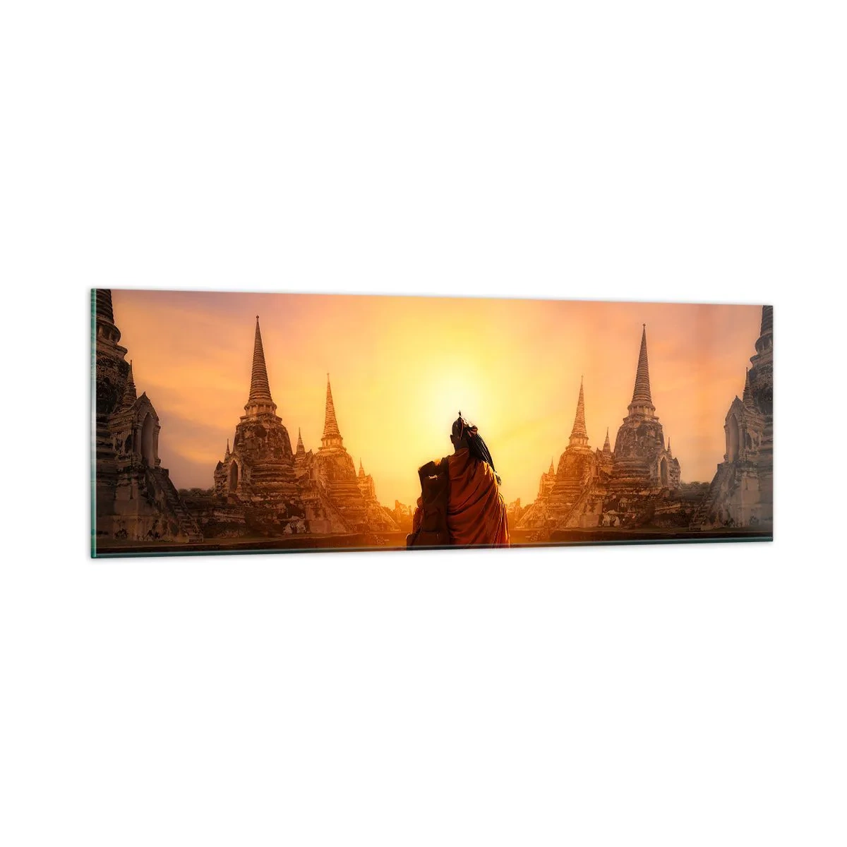 Tablou pe sticlă - În pace prin eternitate - 90x30 cm