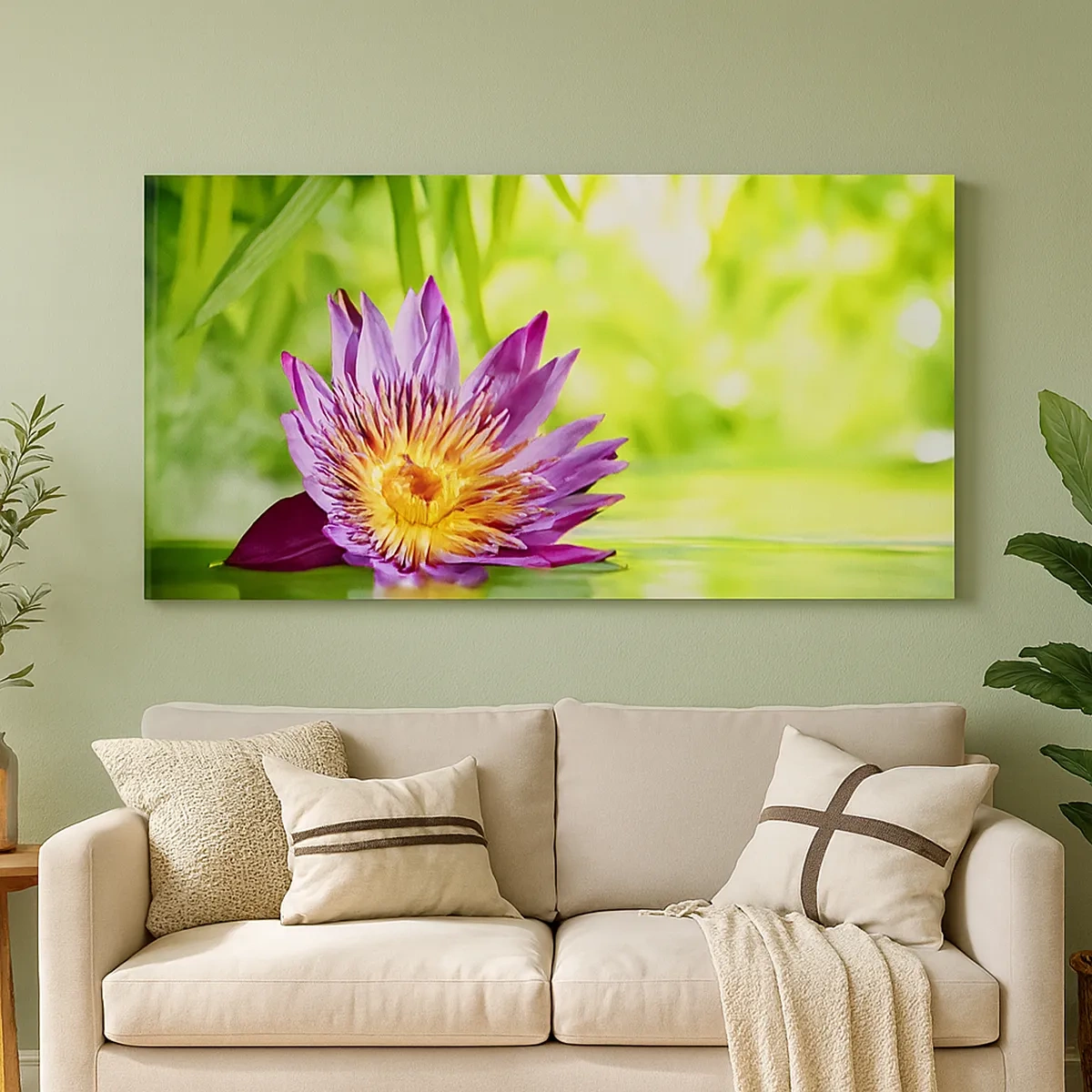 Tablou pe pânză - În soarele asiatic - 30x30 cm