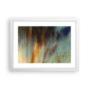 Poster în ramă albă - O compoziție cromatică neaccidentală - 40x30 cm