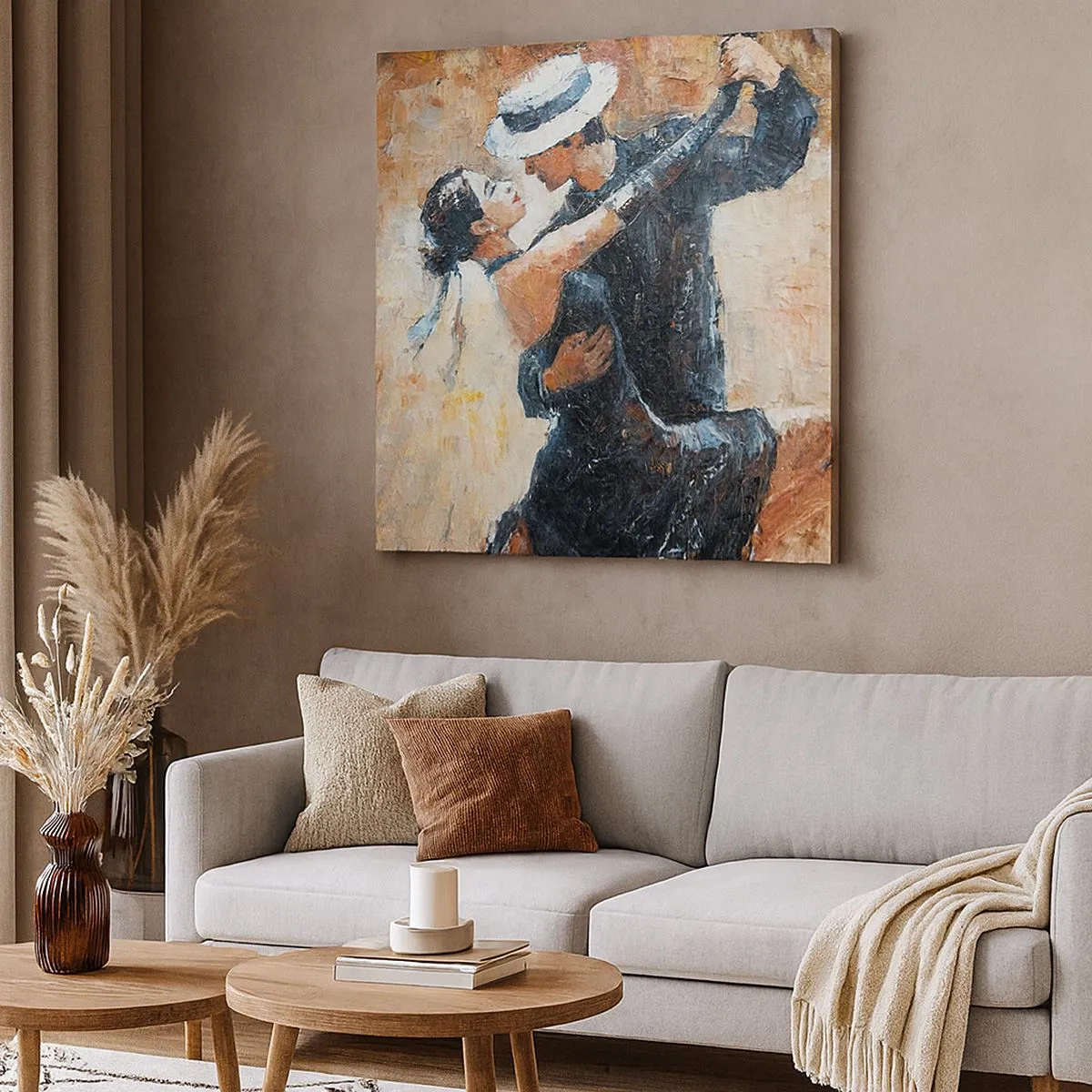 Tablou pe pânză - A la Rudolf Valentino - 30x30 cm