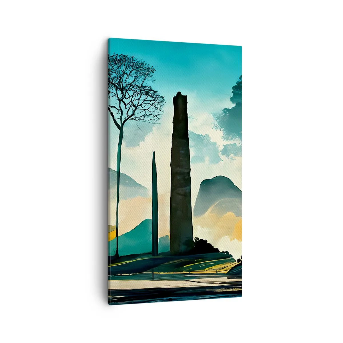 Tablou pe pânză - Din ce în ce mai sus - 45x80 cm