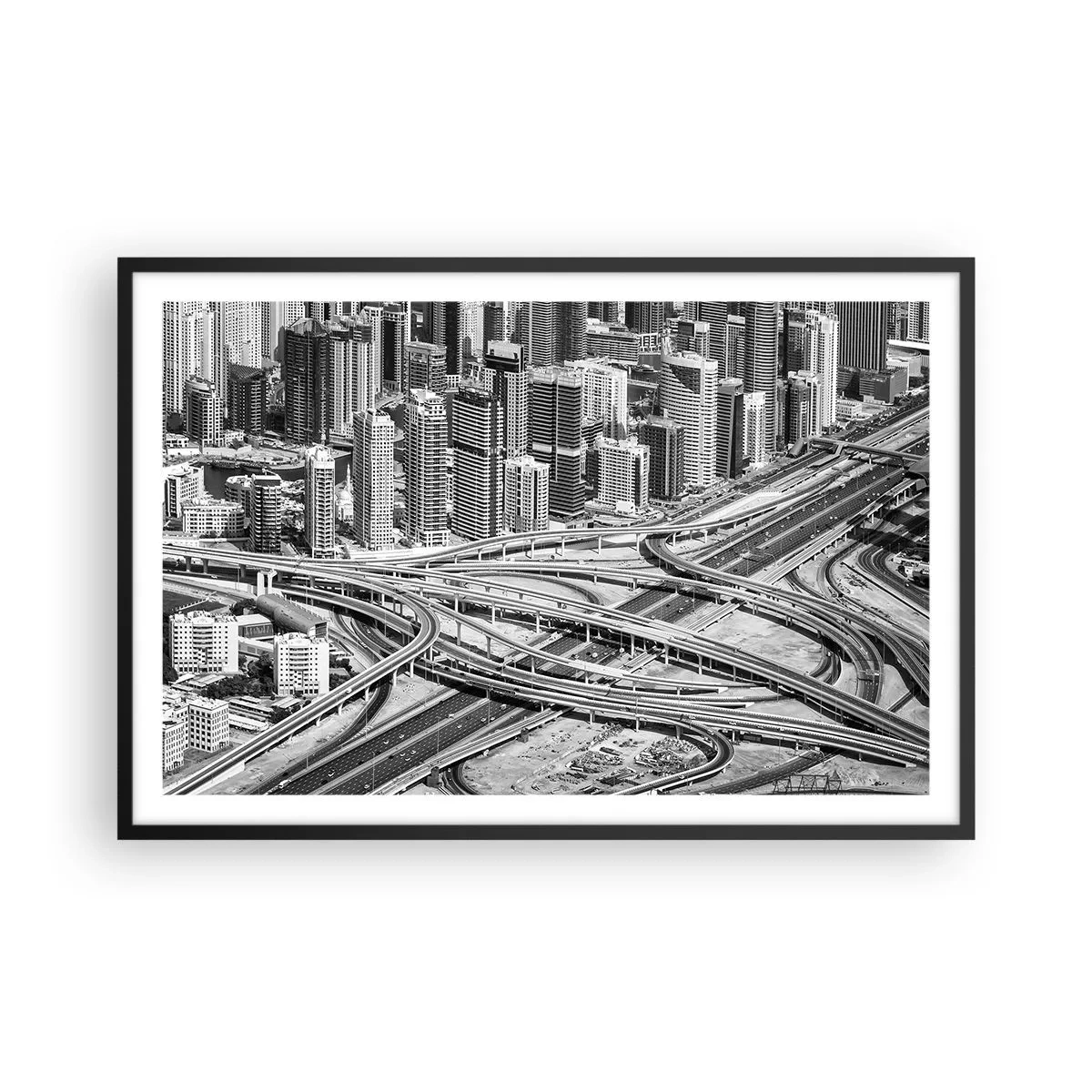 Poster în ramă neagră - Dubai - orașul imposibil - 91x61 cm
