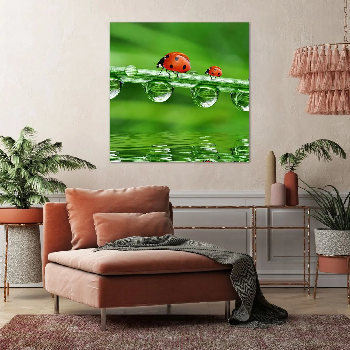 Tablou pe pânză - Pe drum toată vara - 70x70 cm