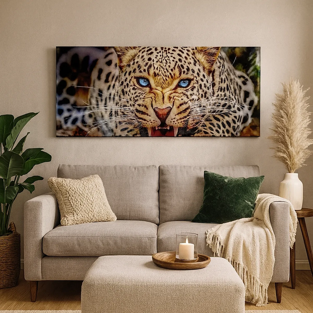 Tablou pe pânză - Furie pură - 30x30 cm