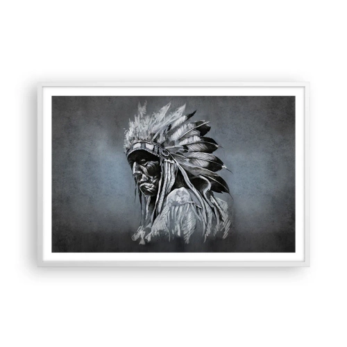 Poster în ramă albă - Înapoi la rădăcini - 91x61 cm