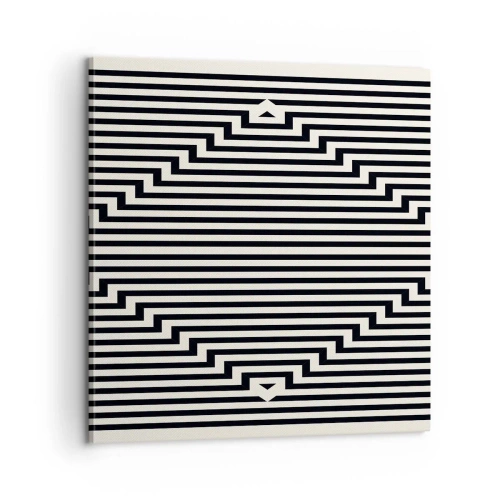 Tablou pe pânză - Iluzie geometrică - 60x60 cm