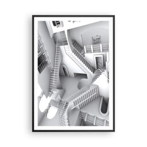 Poster în ramă neagră - Paradoxurile spațiului - 70x100 cm
