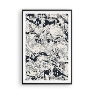 Poster în ramă neagră - Întrepătrunderea contrariilor - 61x91 cm