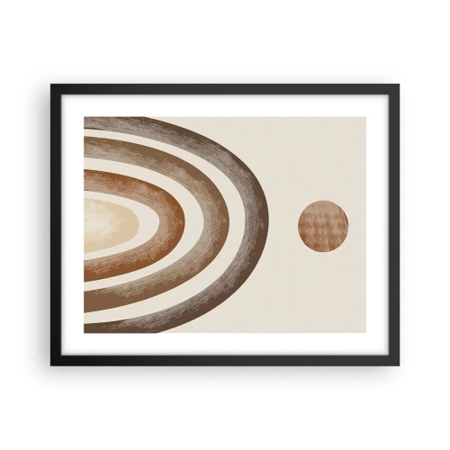 Poster în ramă neagră - Într-o galaxie îndepărtată - 50x40 cm