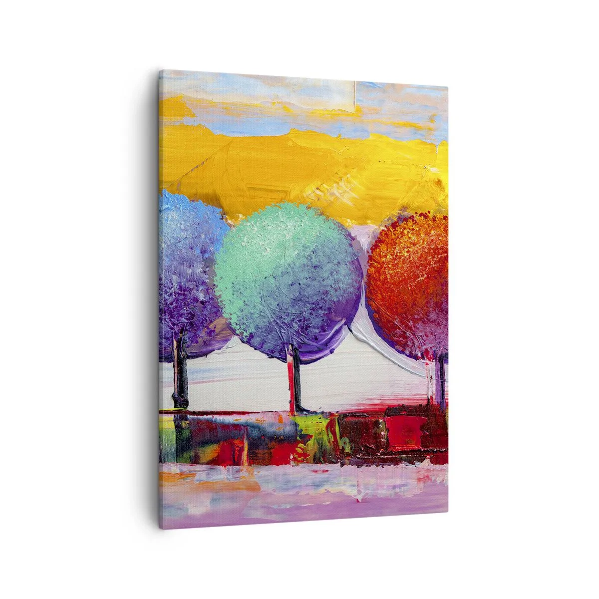 Tablou pe pânză - Trei copaci - 50x70 cm