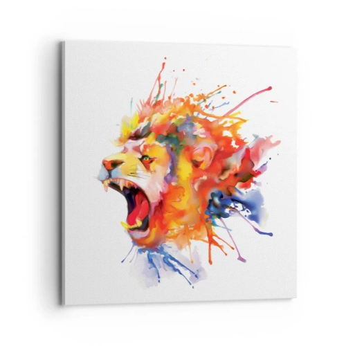Tablou pe pânză - Explodează de furie - 70x70 cm