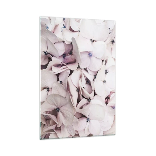 Tablou pe sticlă - Într-un potop de flori - 70x100 cm