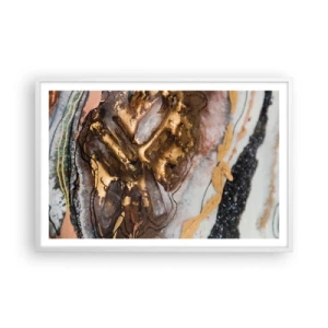 Poster în ramă albă - Elementul pământ - 91x61 cm