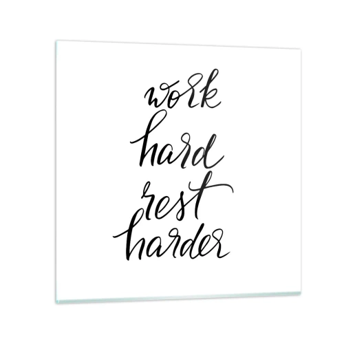 Tablou pe sticlă - Echilibrul vieții - 50x50 cm