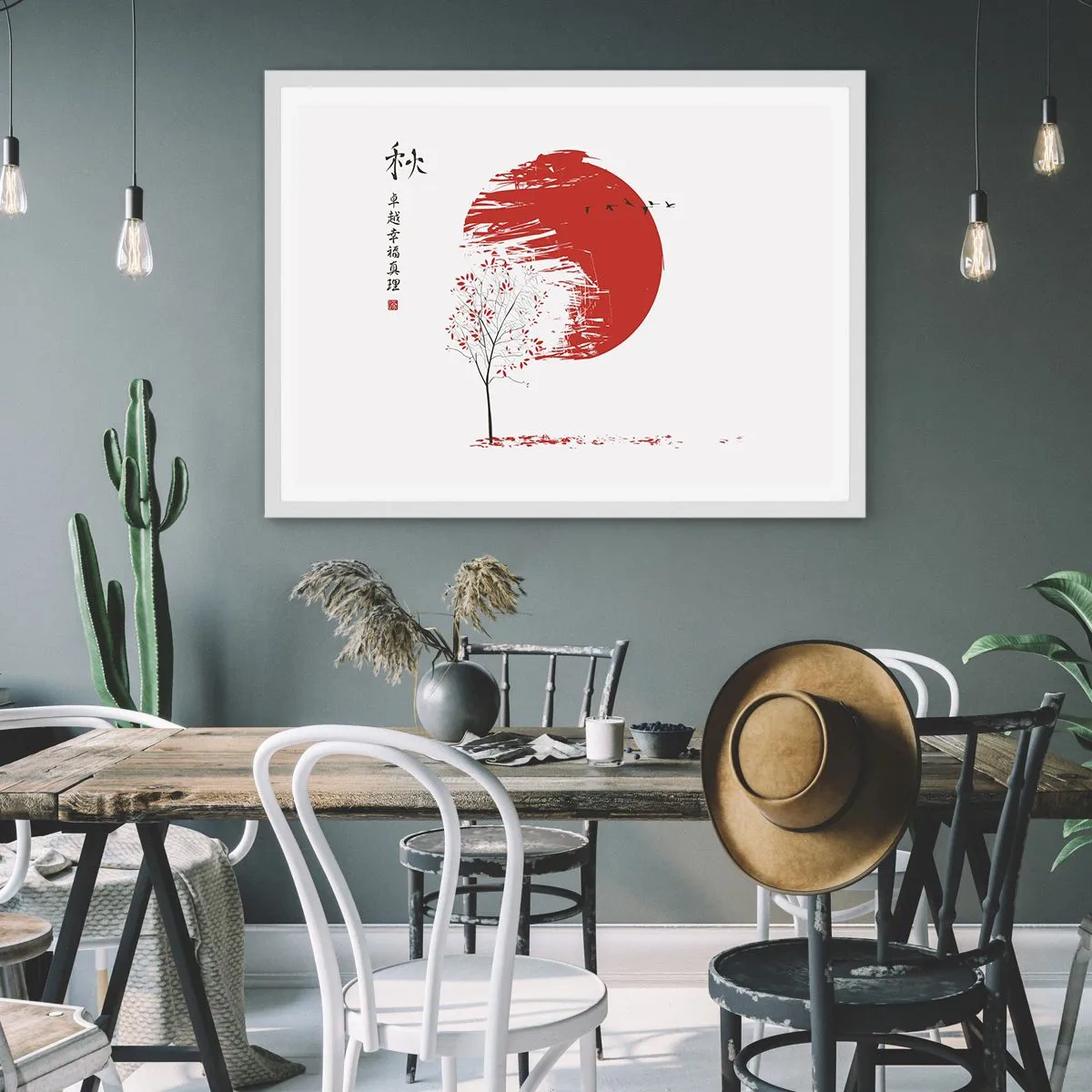 Poster în ramă albă - Cunoști această țară? - 91x61 cm