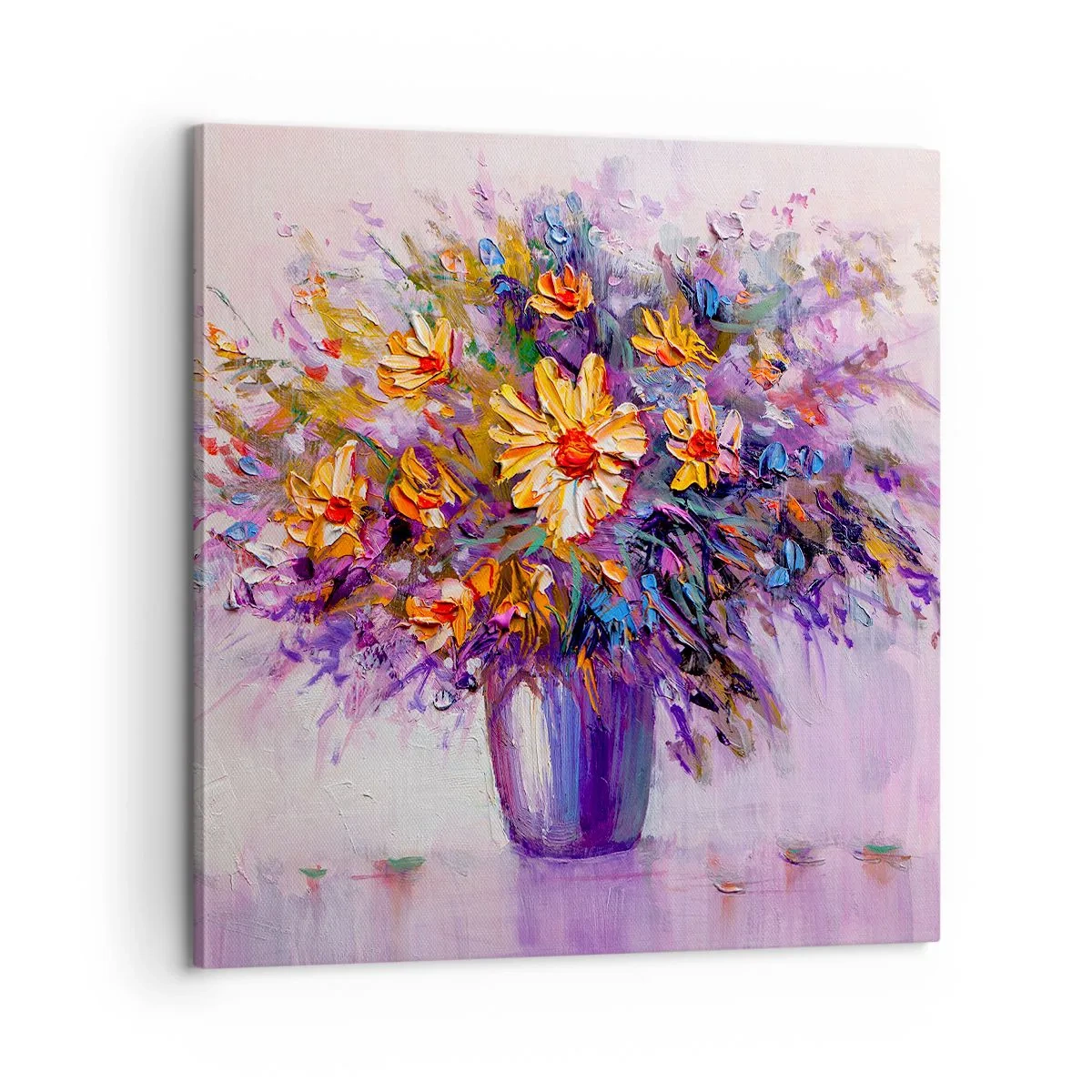 Tablou pe pânză - Miroase dulce, arată dulce - 60x60 cm