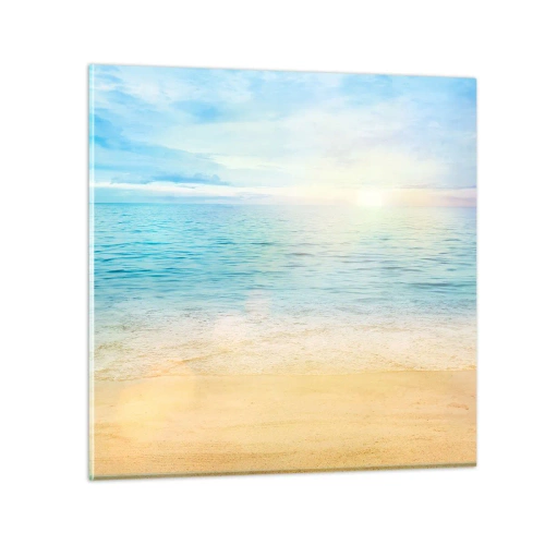 Tablou pe sticlă - Marele albastru - 60x60 cm