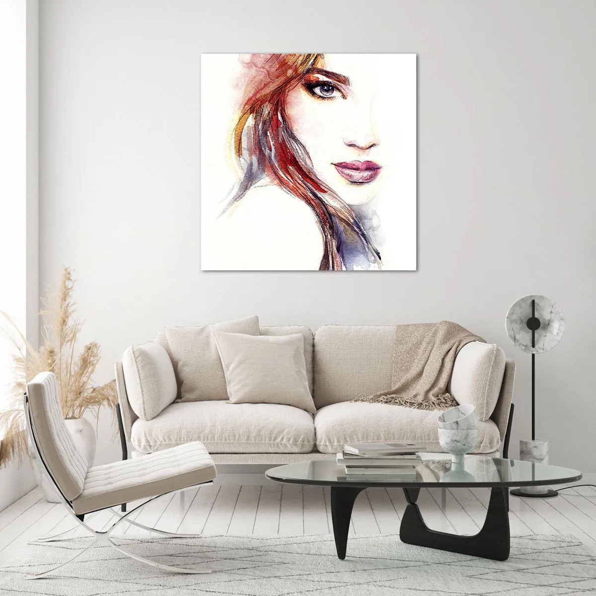 Tablou pe sticlă - Vademecum - urmărește-mă - 70x70 cm