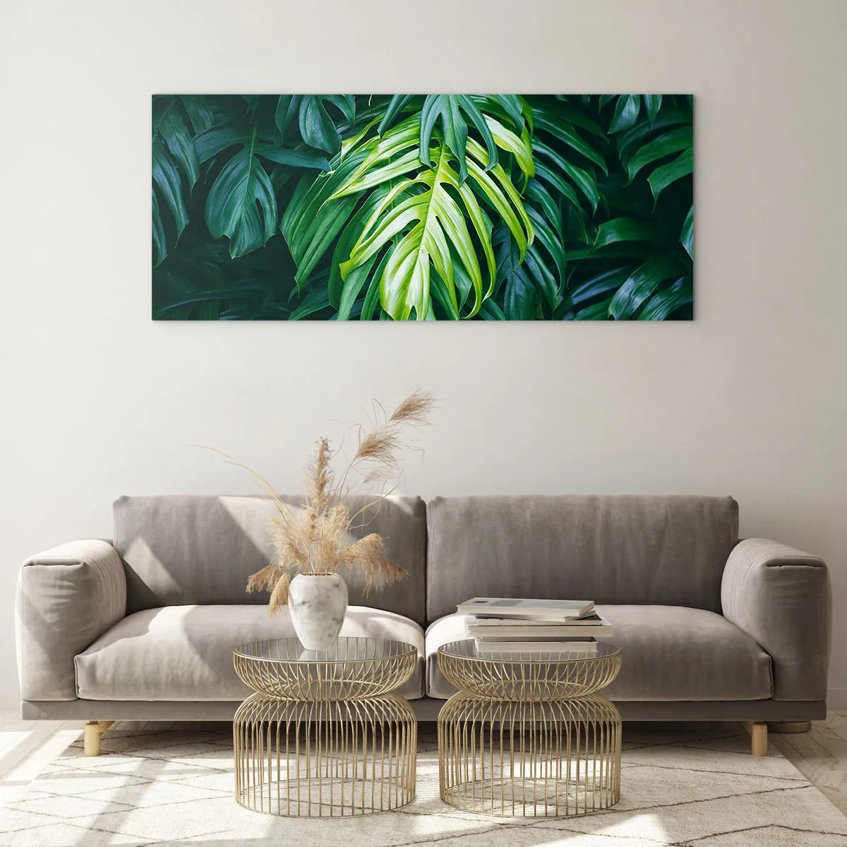 Tablou pe sticlă - Scufundă-te în prospețime - 120x50 cm