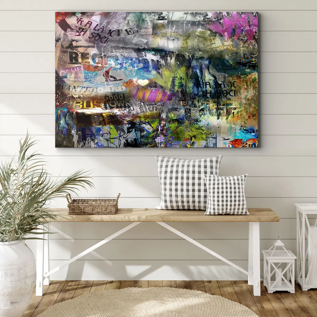 Tablou pe pânză - Colaj de amintiri - 120x80 cm