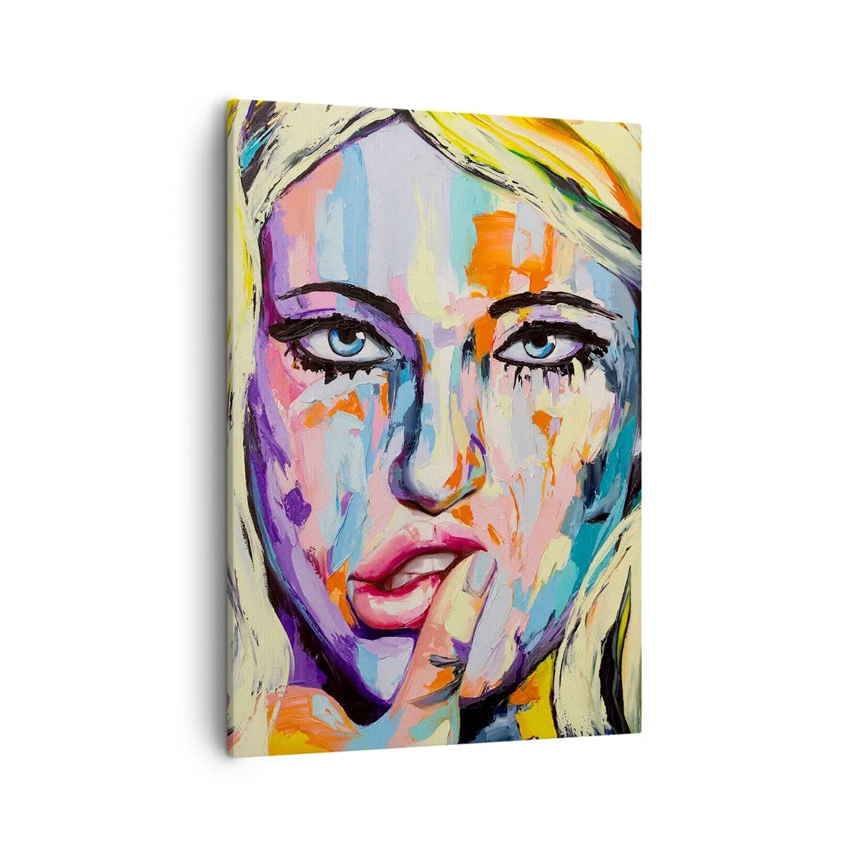 Tablou pe pânză - Privește-o drept în ochi - 50x70 cm