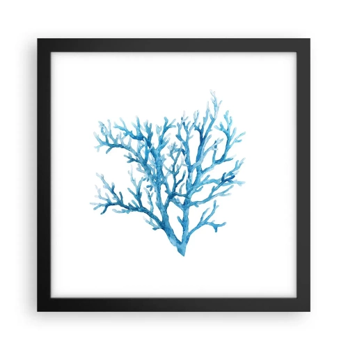 Poster în ramă neagră - Filigranul marin - 30x30 cm