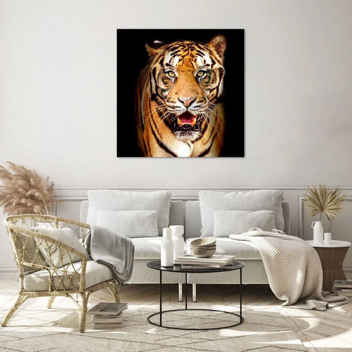 Tablou pe sticlă - Sălbăticia inimii - 50x50 cm