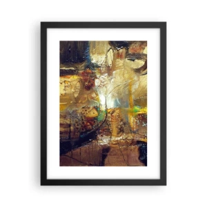 Poster în ramă neagră - Rece, călduț, fierbinte - 30x40 cm