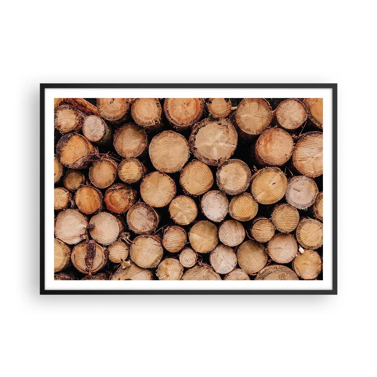 Poster în ramă neagră - Un nou început - 100x70 cm