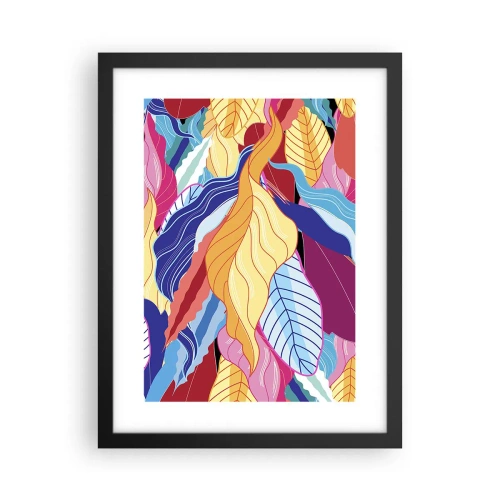 Poster în ramă neagră - O dezordine colorată - 30x40 cm