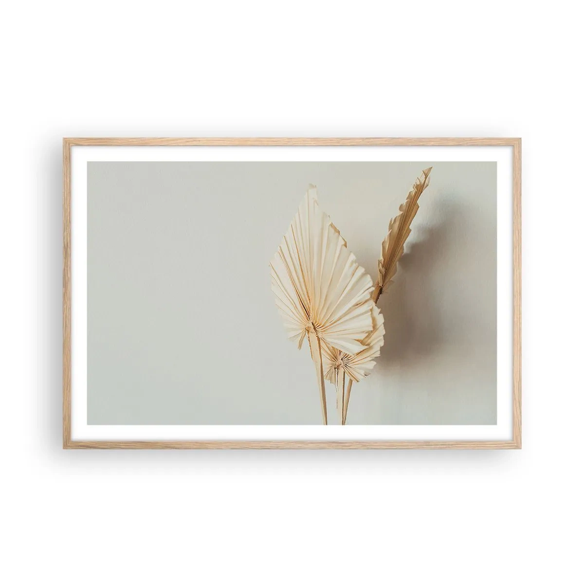 Poster în ramă de stejar deschis - Când este nevoie de ușurare - 91x61 cm