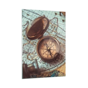 Tablou pe sticlă - Pentru aventurierul din tine - 50x70 cm