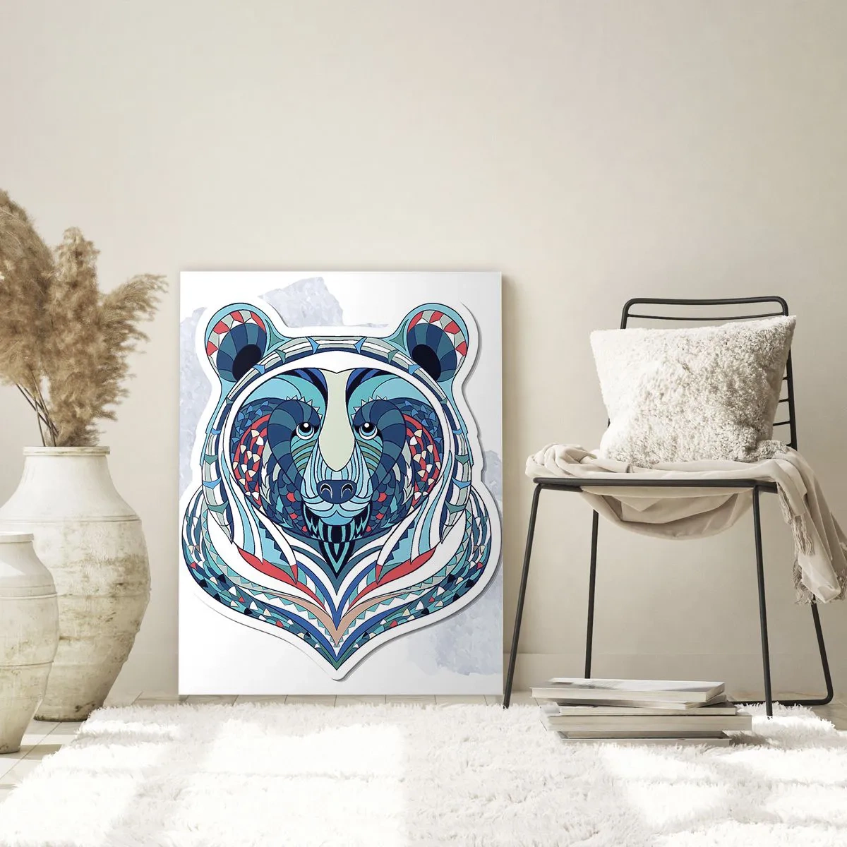 Tablou pe sticlă - Trăiască Groenlanda! - 80x120 cm