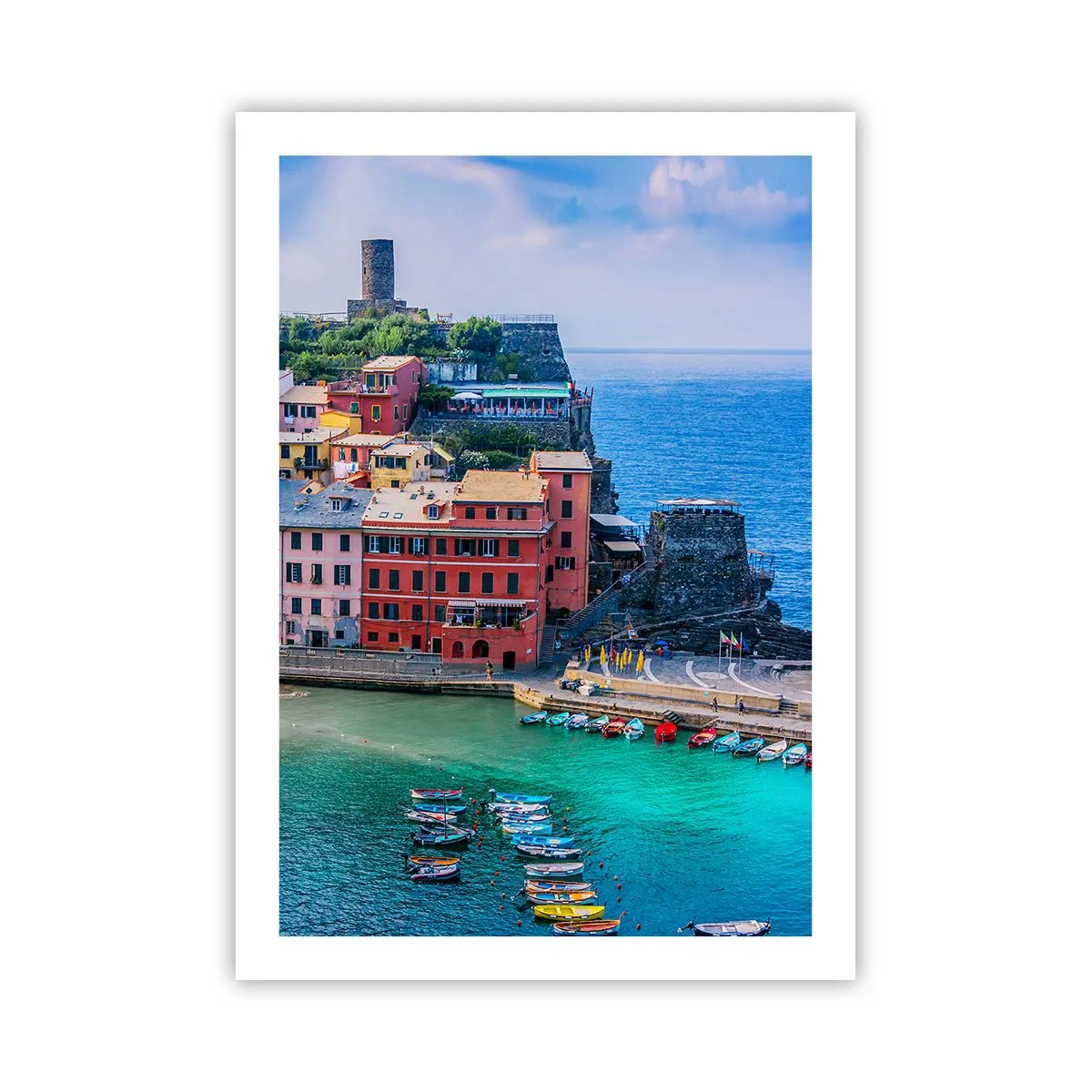 Poster - Orașul mediteraneean magic - 50x70 cm