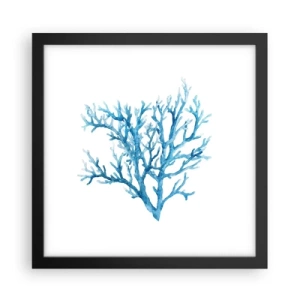 Poster în ramă neagră - Filigranul marin - 30x30 cm