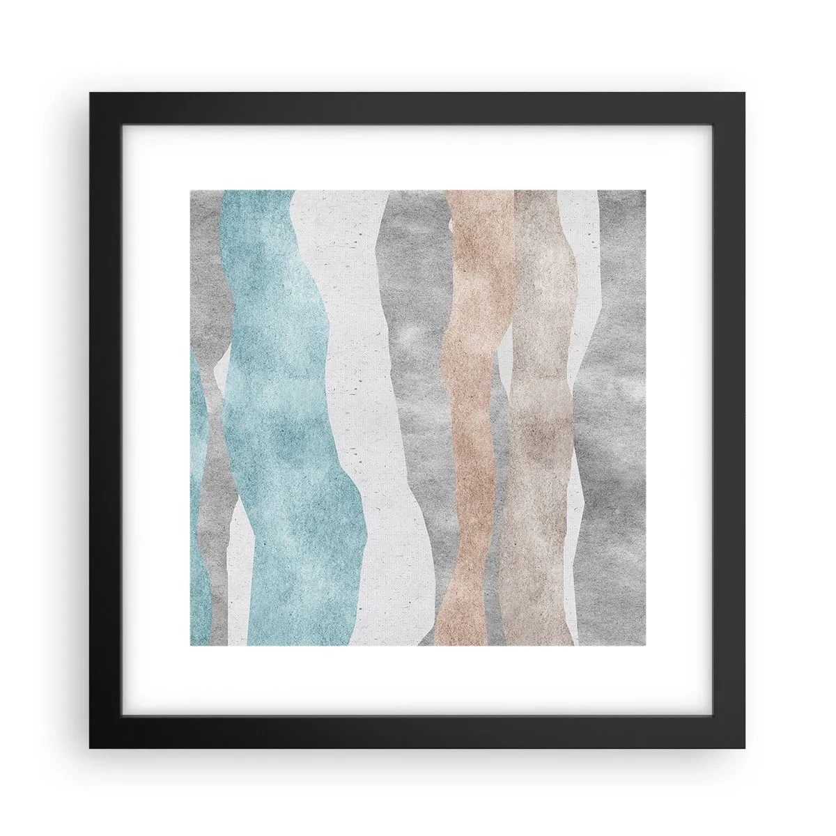 Poster în ramă neagră - Studiu de proximitate - 30x30 cm